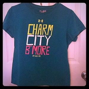 Kids Tee Shirt with Baltimore Maryland theme